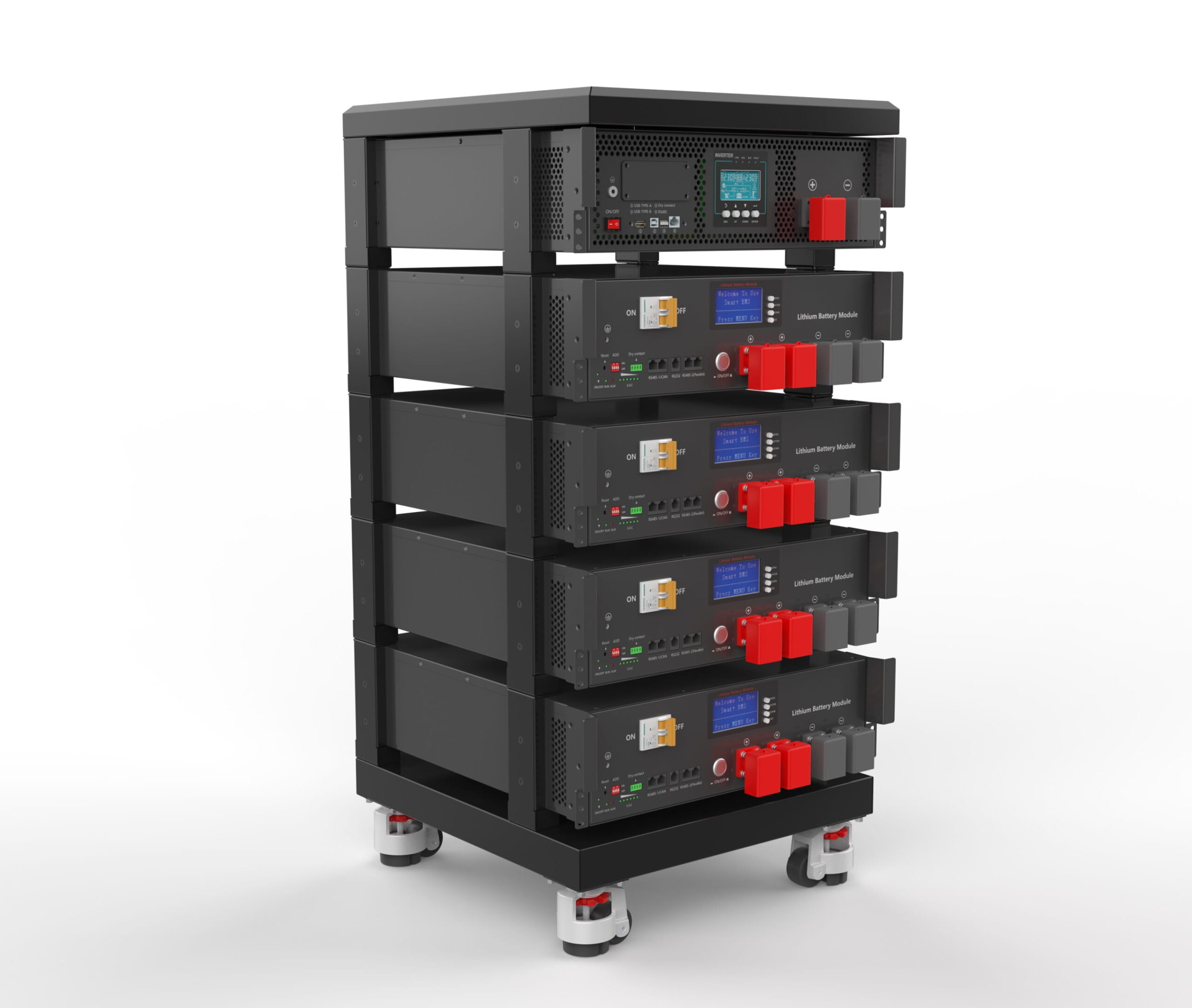 SVC LiFePO4 Lithium Battery – 5.12kWh – 25.6V 200AH BMR Rack Mounted